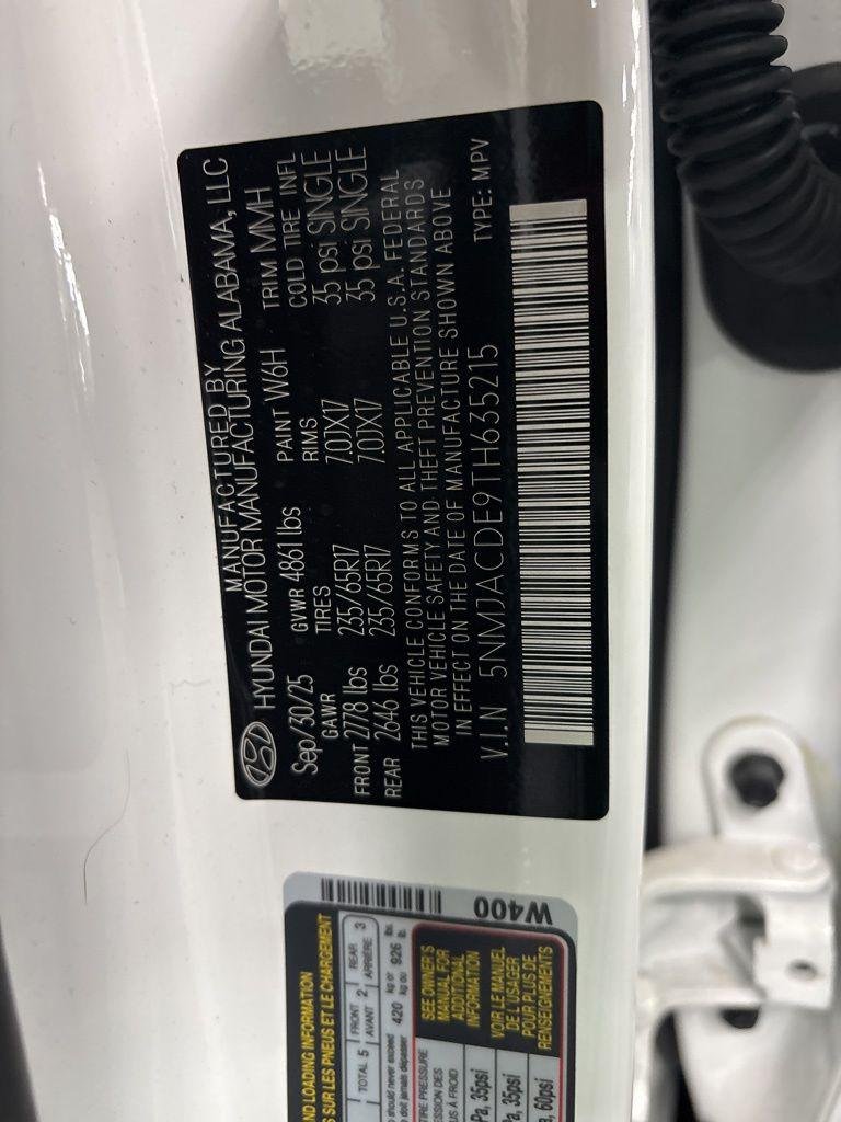 New 2026 White Hyundai SE AWD image 9