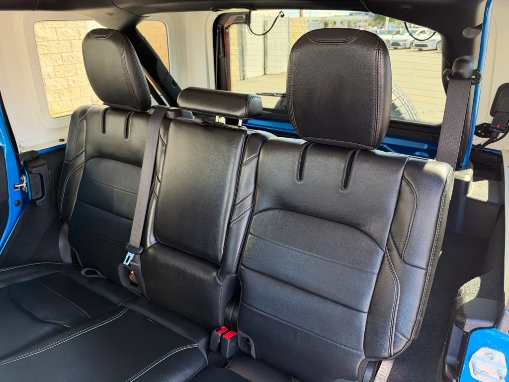 Used 2022 Blue Jeep Unlimited Sahara 4xe image 19