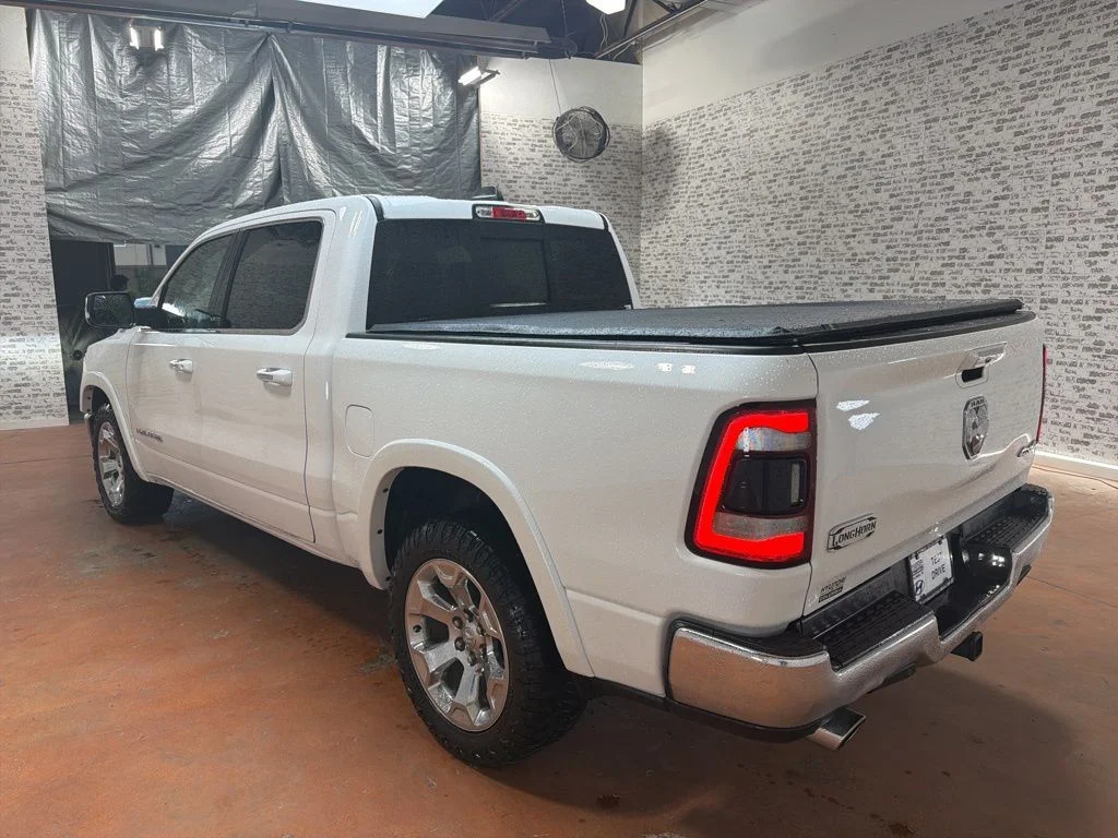 Used 2022 Ivory White Tri-Coat Pearlcoat Ram Laramie Longhorn image 5