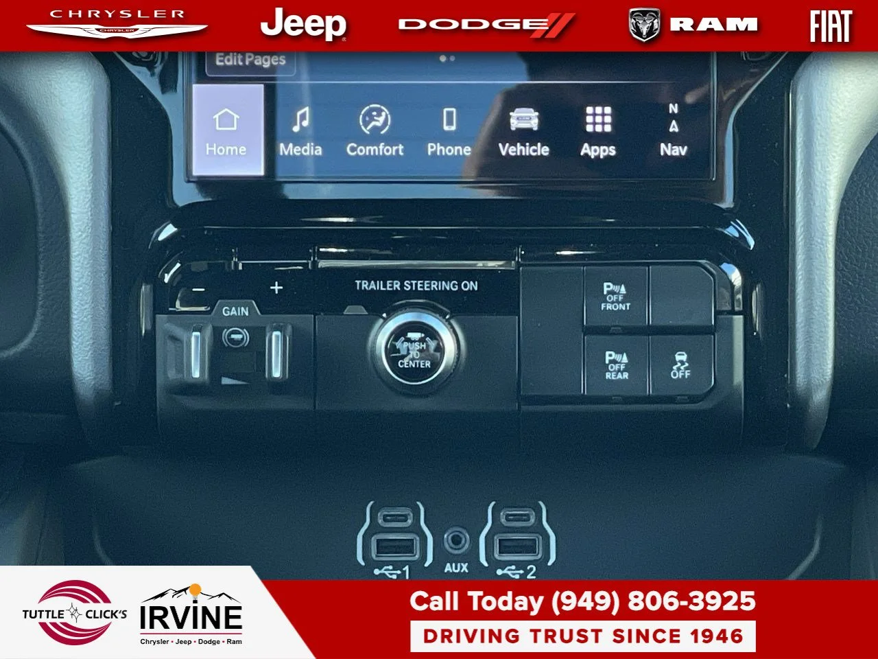 New 2027 Molten Red Pearl-Coat Exterior Paint RAM Laramie image 19