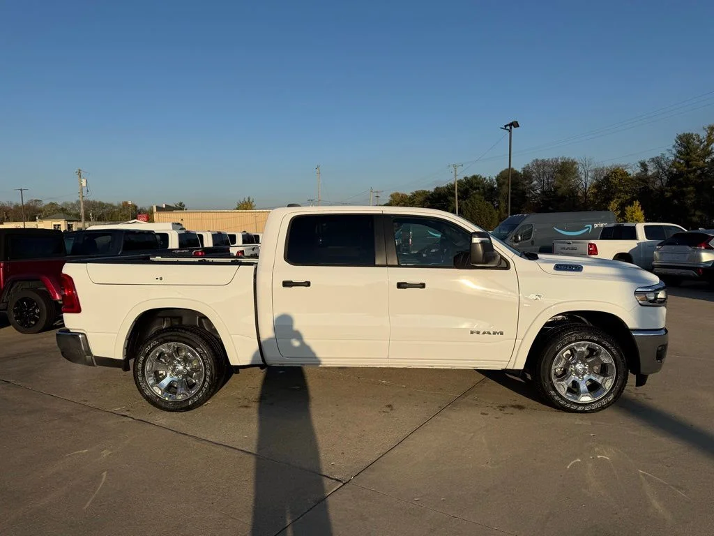 New 2026 Bright White Clear-Coat Exterior Paint RAM Big Horn/Lone Star image 8