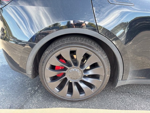 Used 2023 Solid Black Tesla Performance image 17