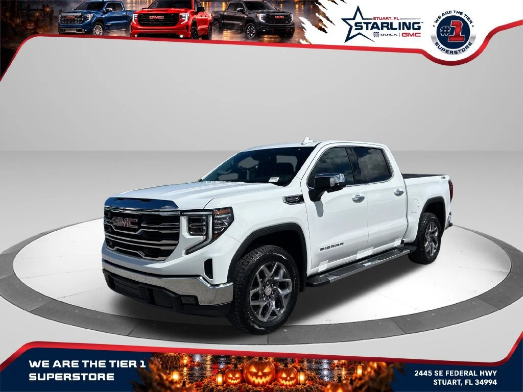 New 2026 Summit White GMC SLT image 1