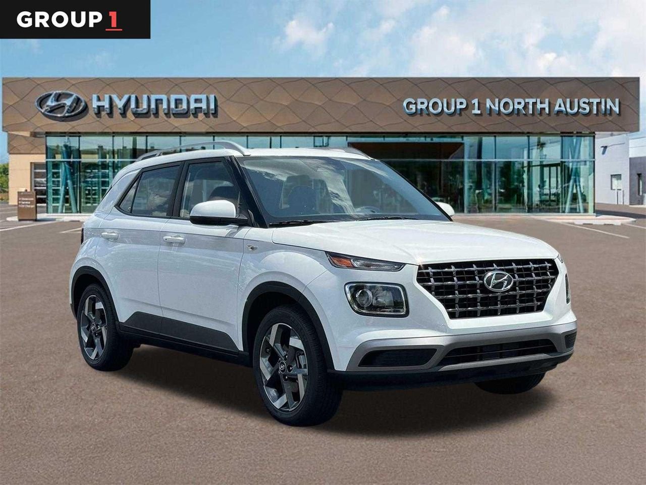 New 2025 Lunar White Hyundai SEL image 1