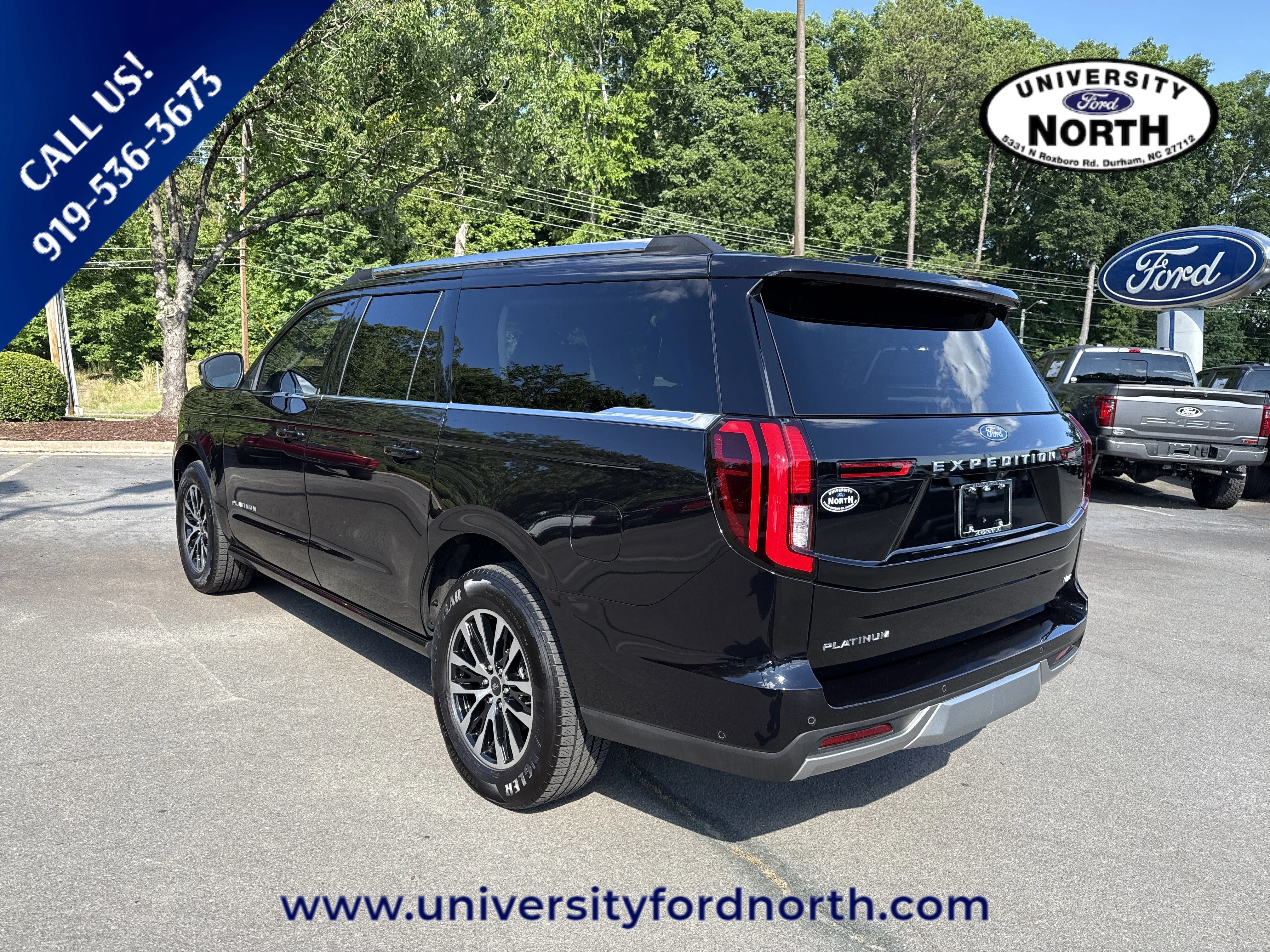 Used 2025 Agate Black Metallic Ford Platinum image 5