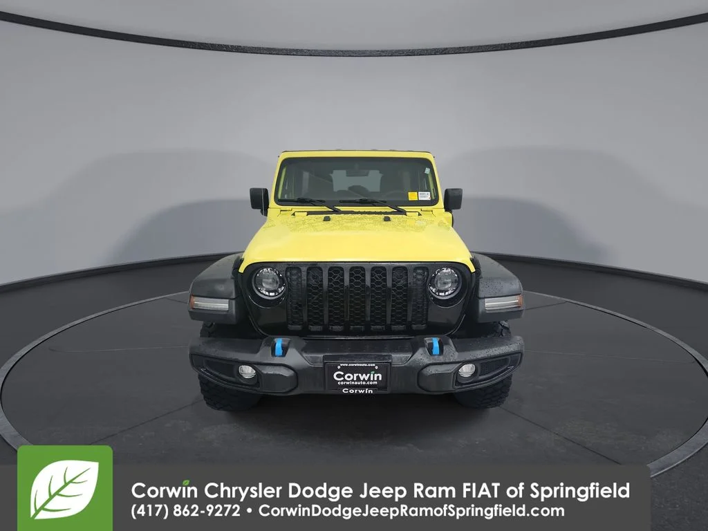 Certified Used 2023 Yellow Jeep Base 4xe image 3