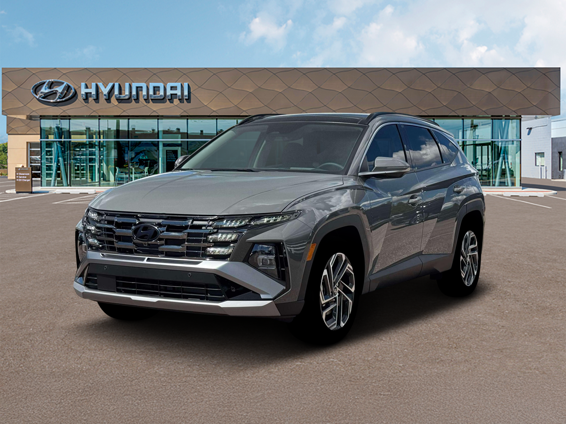 New 2026 Gray Hyundai Limited AWD image 1