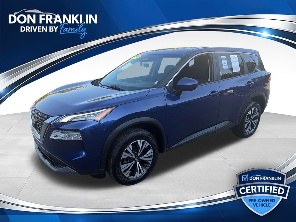 Used 2023 Blue Nissan SV image 1
