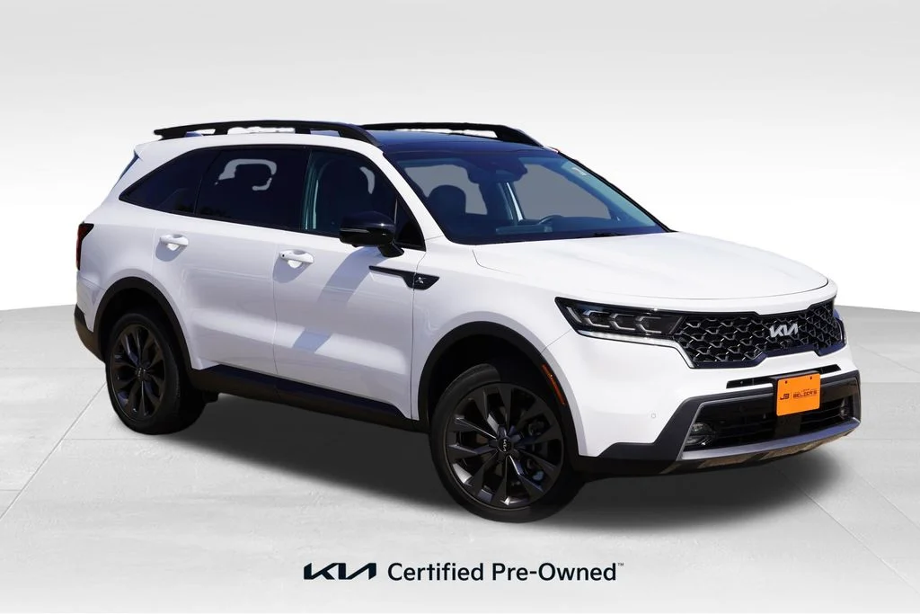 Used 2023 Glacial White Pearl Kia X-Line SX Prestige image 1