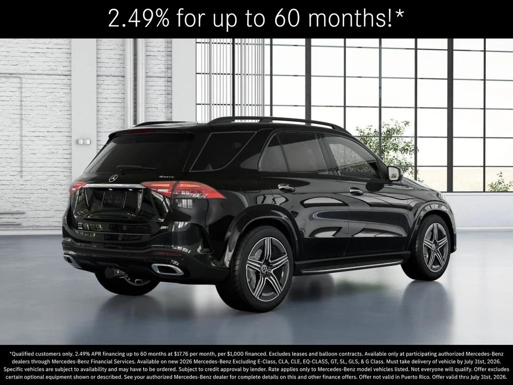 New 2026 Obsidian Black Metallic Mercedes-Benz GLE 450 image 21