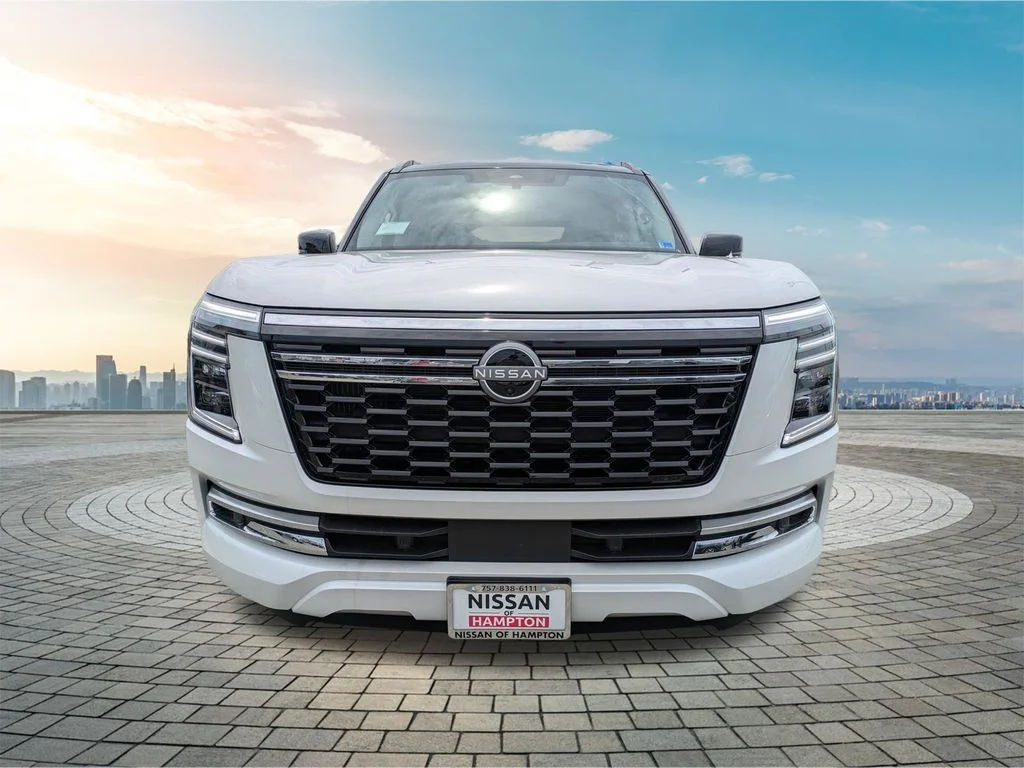 New 2026 Aspen White TriCoat / Super Black Two-tone Nissan Platinum image 9