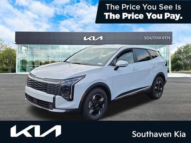 New 2026 Glacial White Pearl Kia LX image 1