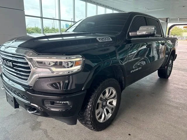 Used 2023 Diamond Black Crystal Pearlcoat Ram Longhorn image 3