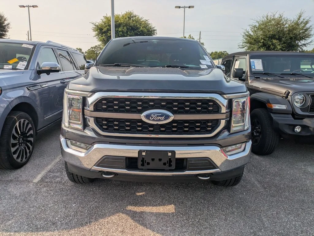 Used 2021 Blue Ford King Ranch image 3