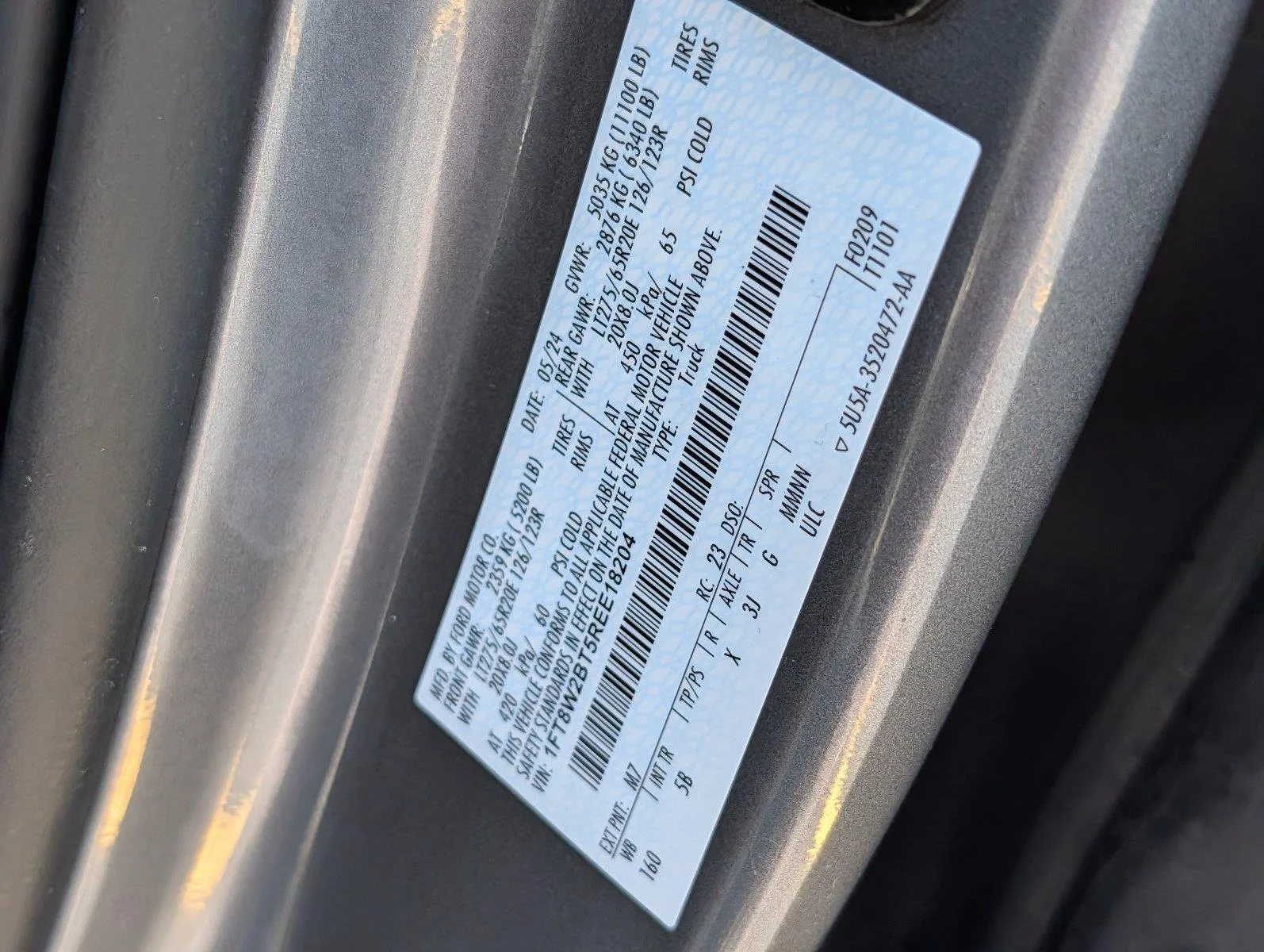 Used 2024 Carbonized Gray Ford Lariat image 43