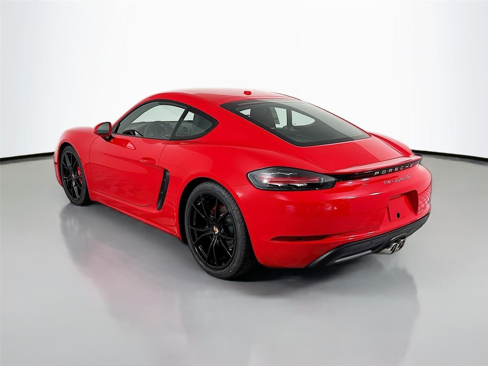 New 2025 Guards Red Porsche Cayman S image 3