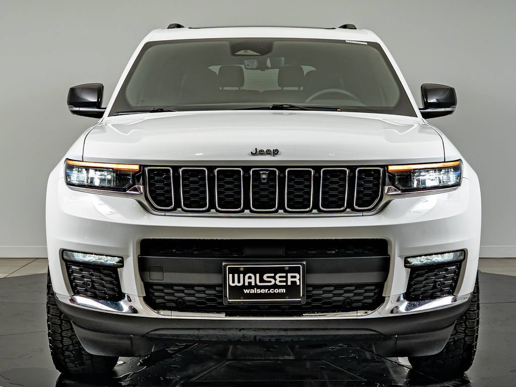 Used 2024 Bright White Clearcoat Jeep Limited image 2