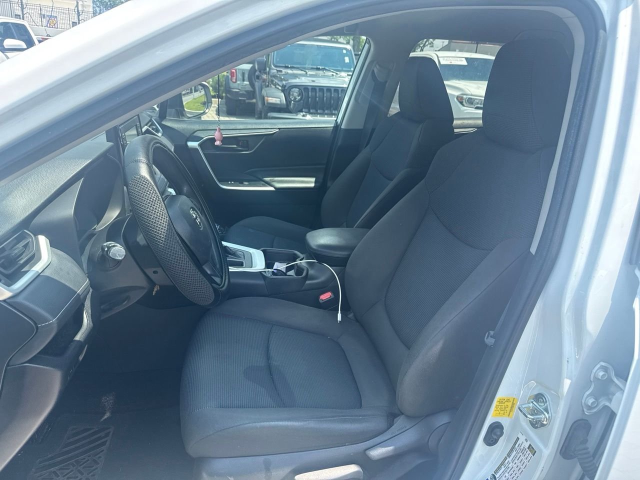 Used 2021 White Toyota LE image 5