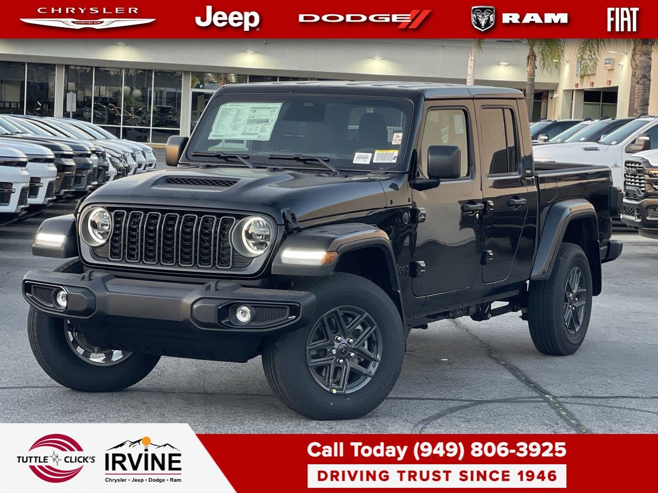 New 2026 Black Clearcoat Jeep Sport S image 1