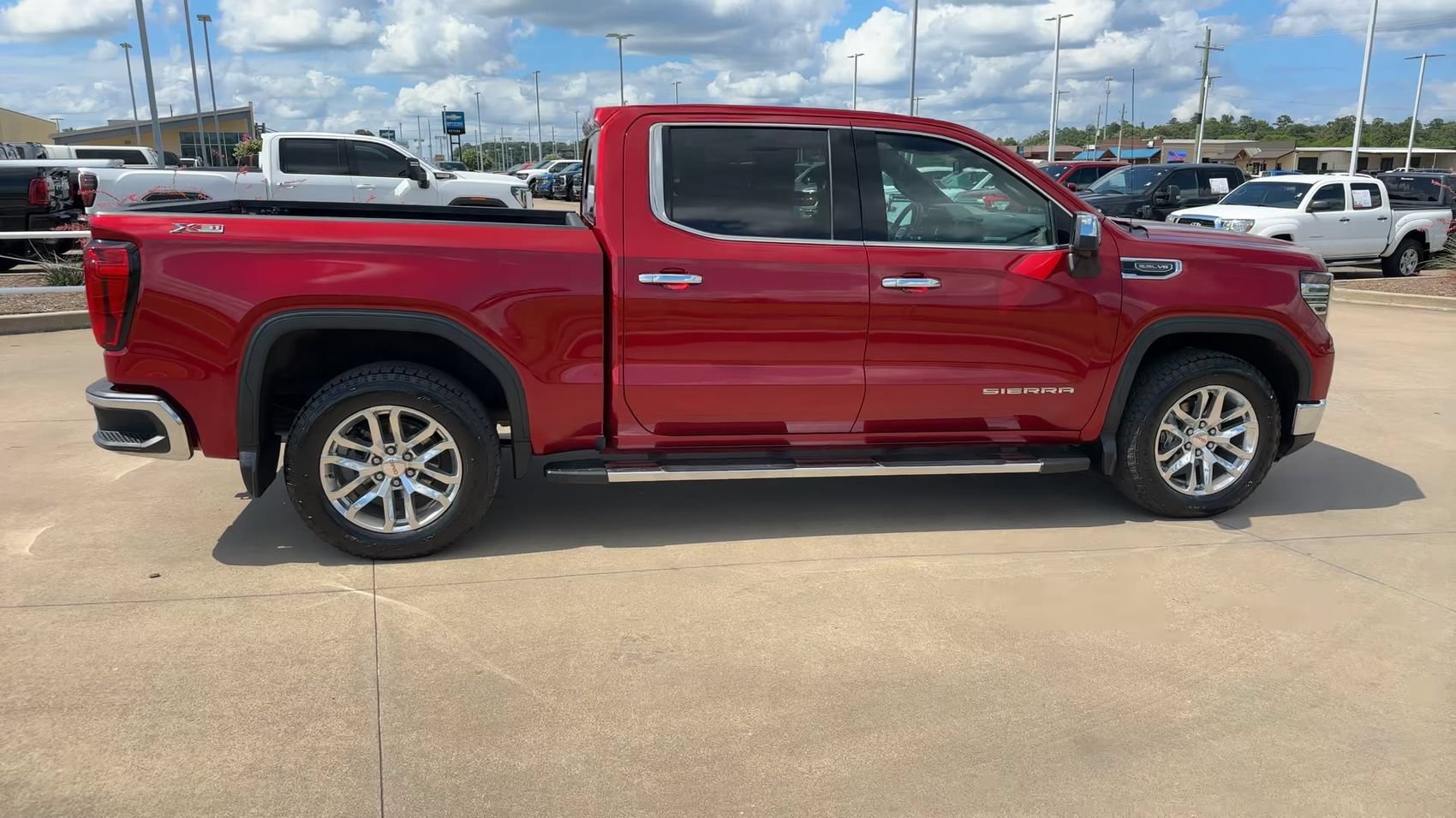 Used 2024 Volcanic Red GMC SLT image 2
