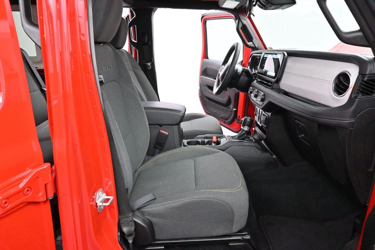 Used 2024 Firecracker Red Clearcoat Jeep Sahara image 27