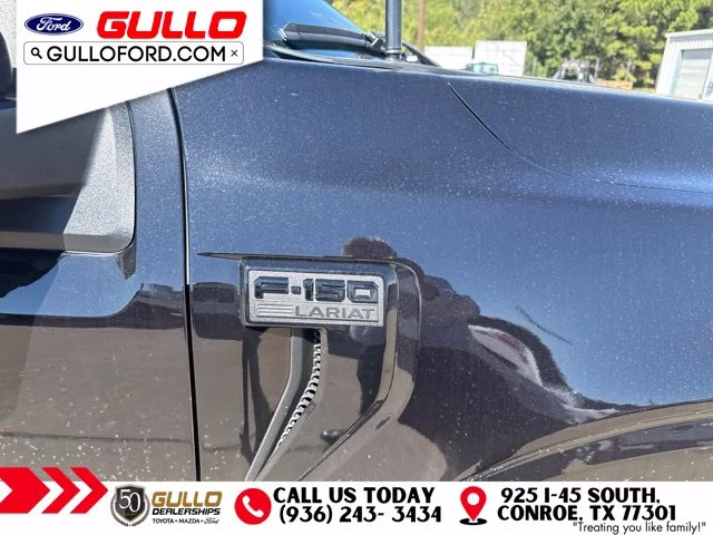 Used 2025 Agate Black Metallic Ford Lariat image 4