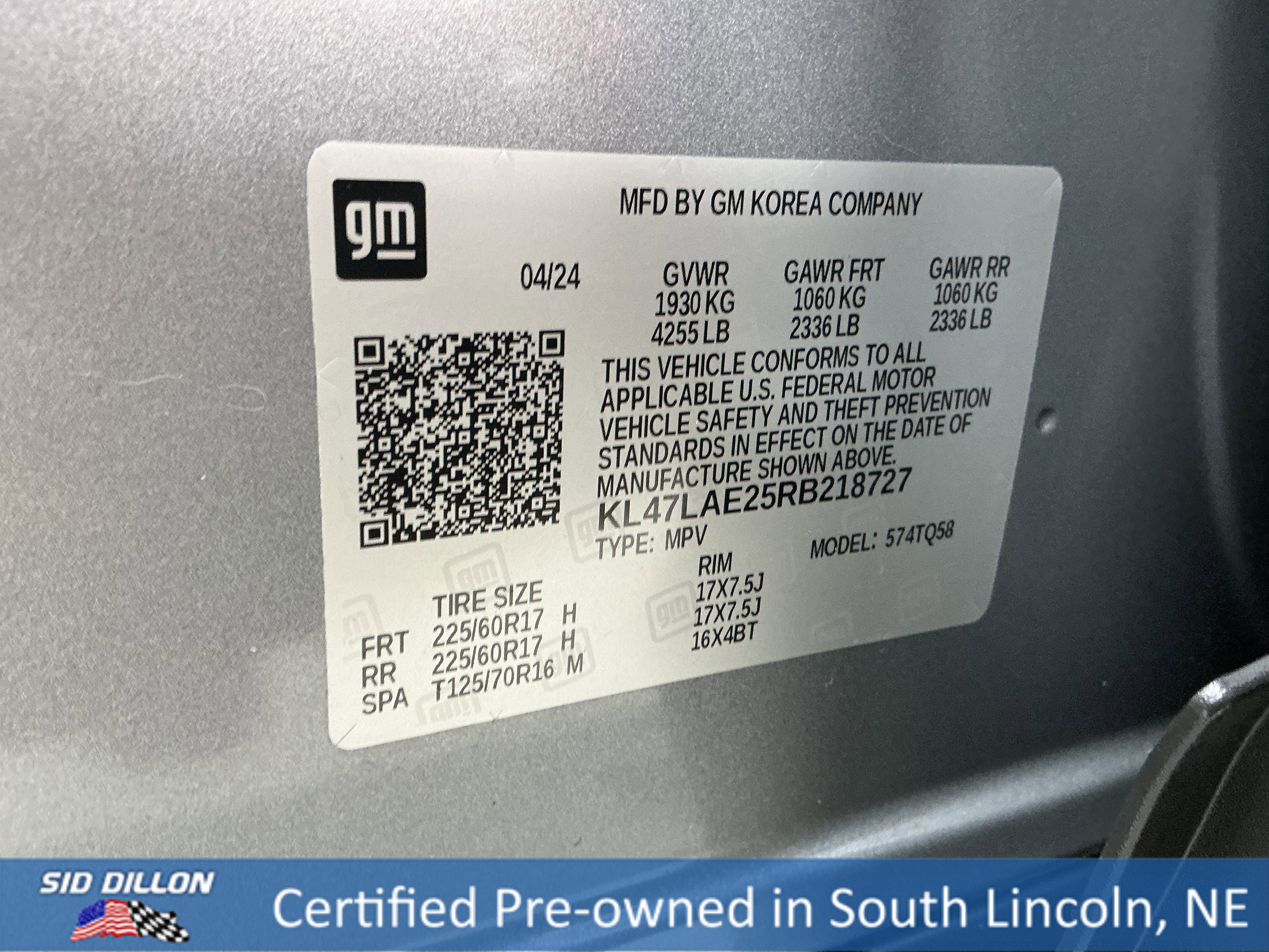 Used 2024 Moonstone Gray Metallic Buick Preferred image 14