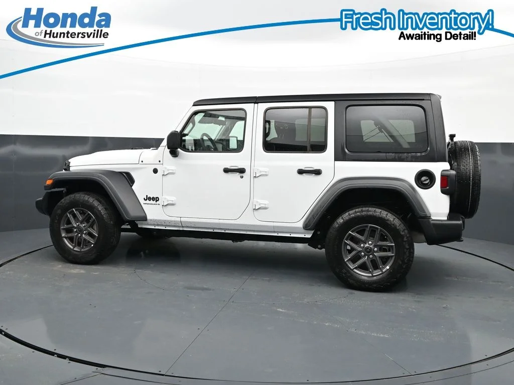Used 2025 Bright White Clearcoat Jeep Sport S image 6