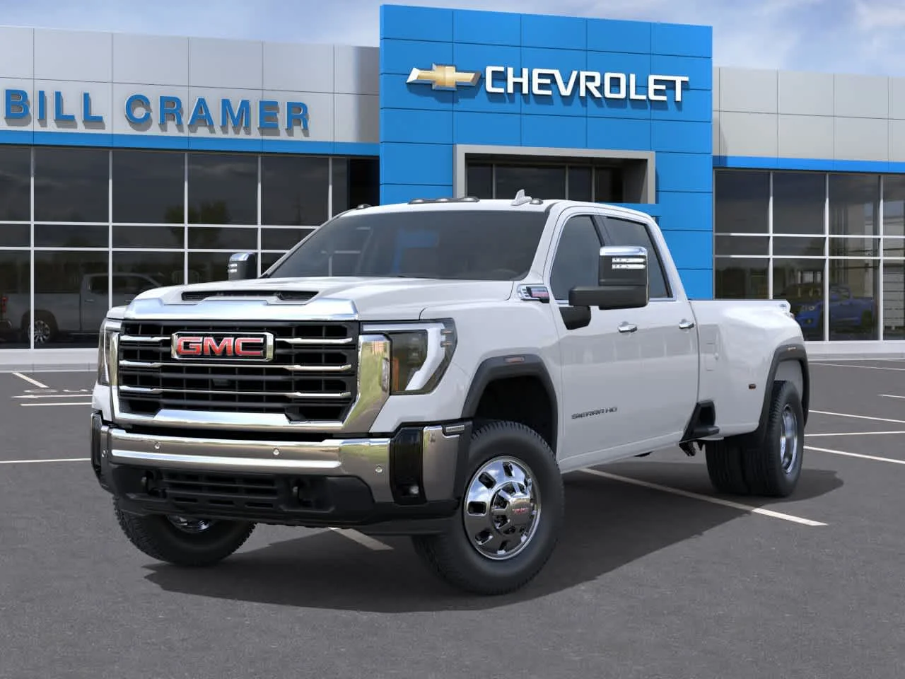 New 2026 Summit White GMC SLT DRW image 6