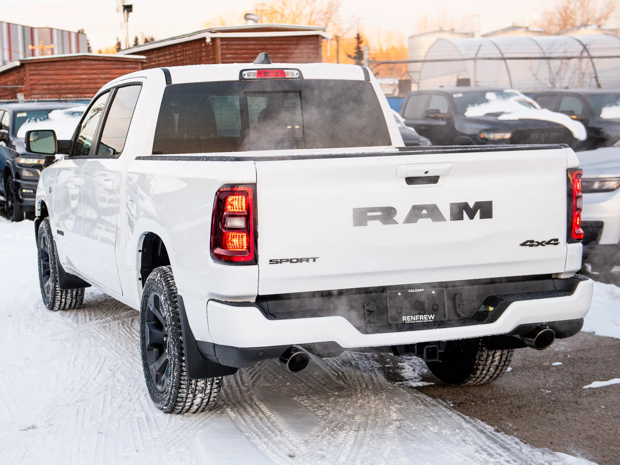 New 2026 White RAM Sport* HEMI V8 image 4