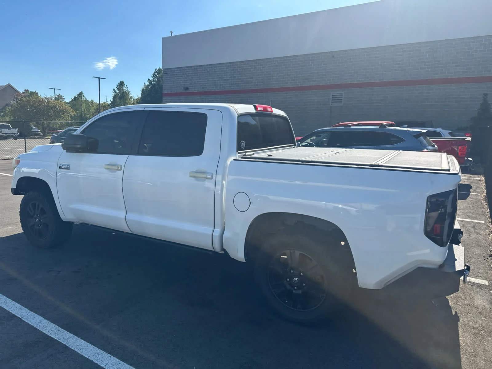 Used 2017 Super White Toyota Platinum image 3
