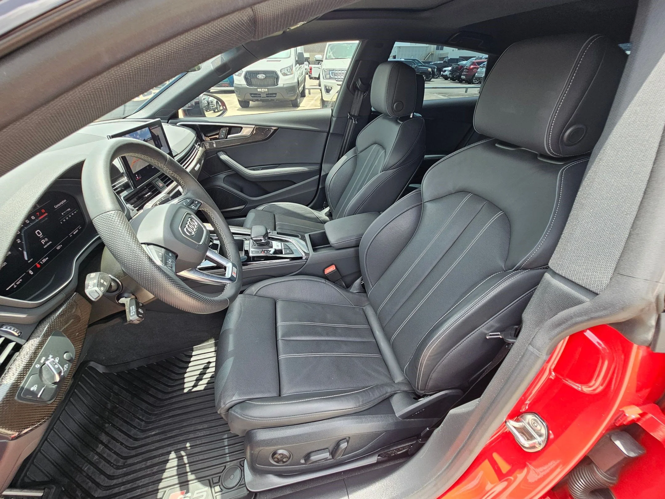 Certified Used 2024 Progressive Red Metallic Audi Premium Plus image 13