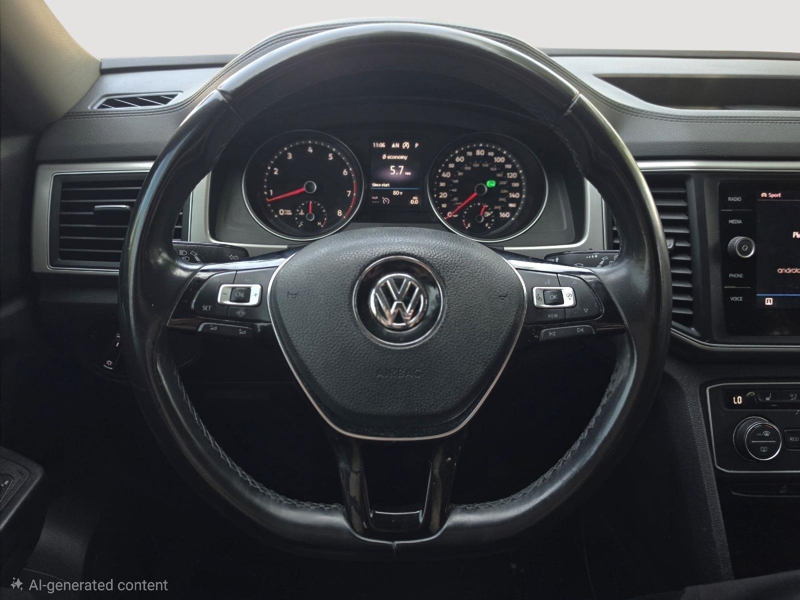 Used 2019 Deep Black Pearl Volkswagen 3.6L V6 SE image 39