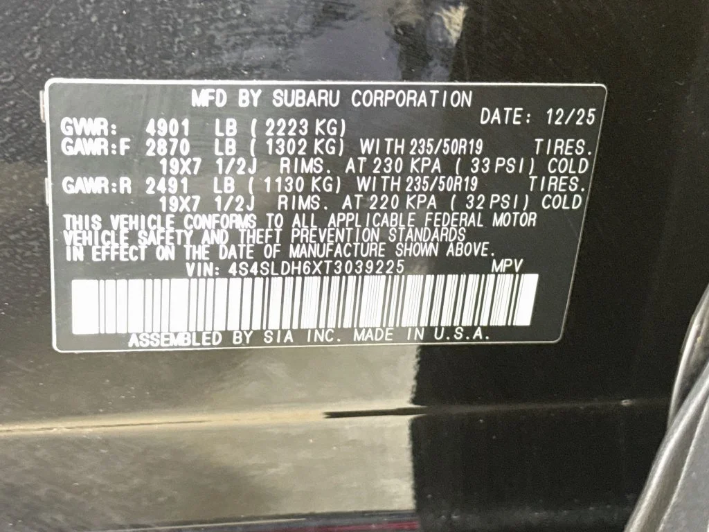 Certified Used 2026 Black Subaru Sport image 43