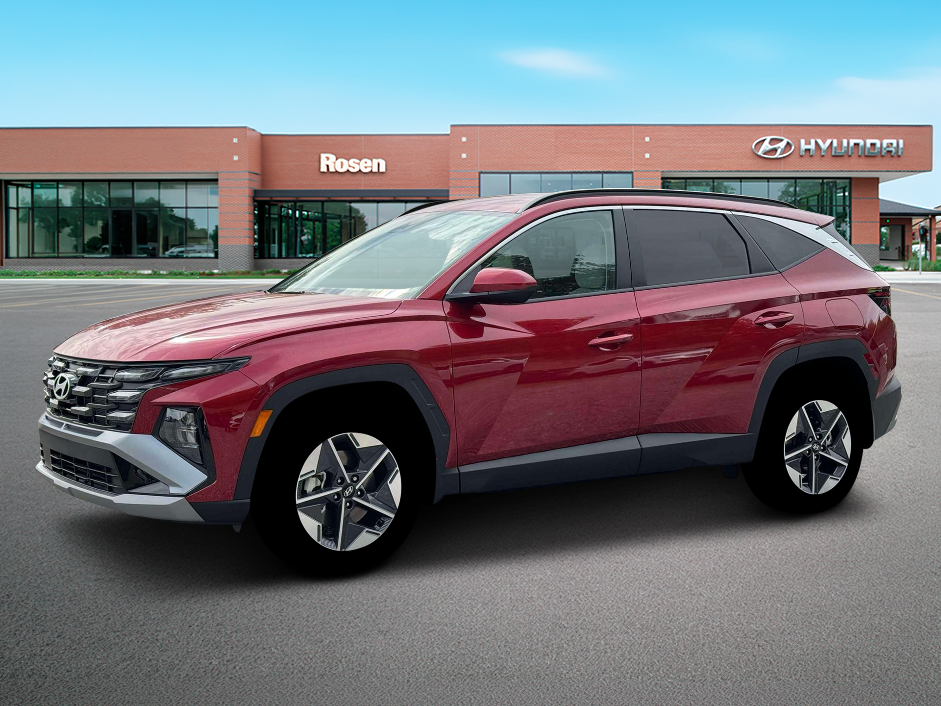 New 2026 Red Hyundai SEL AWD image 2