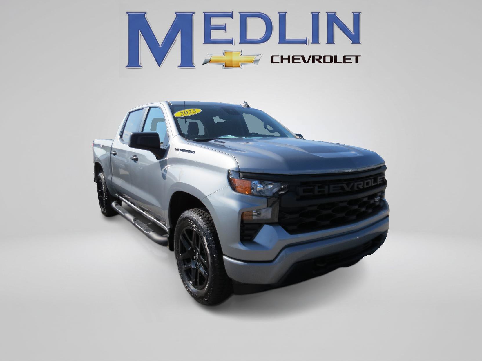 Used 2025 Sterling Gray Metallic Chevrolet Custom image 2