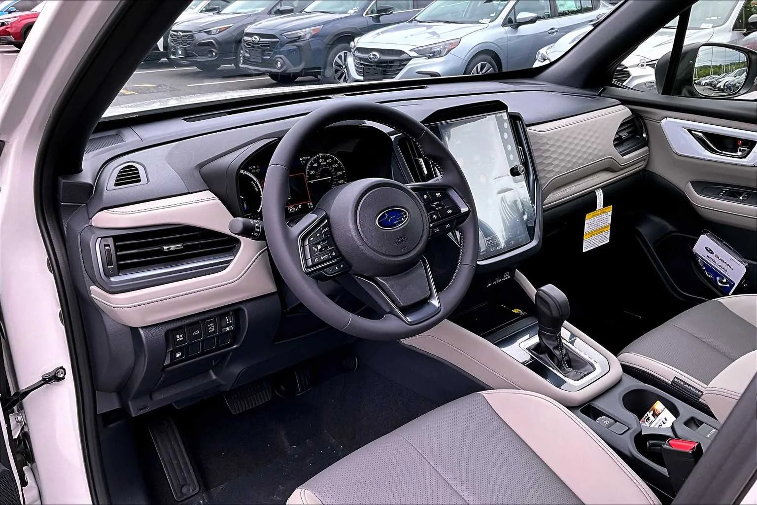 New 2025 Crystal White Pearl Subaru Limited Hybrid image 8