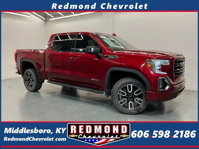 Used 2021 Red GMC AT4 image 1