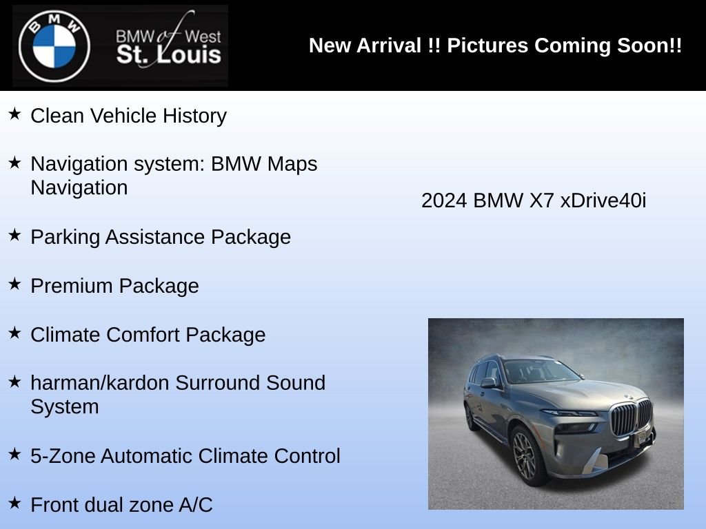 Used 2024 Gray BMW xDrive40i image 5