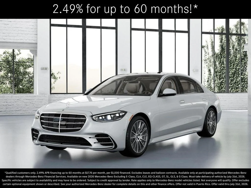 New 2026 MANUFAKTUR Moonlight White Metallic Mercedes-Benz S 500 image 40
