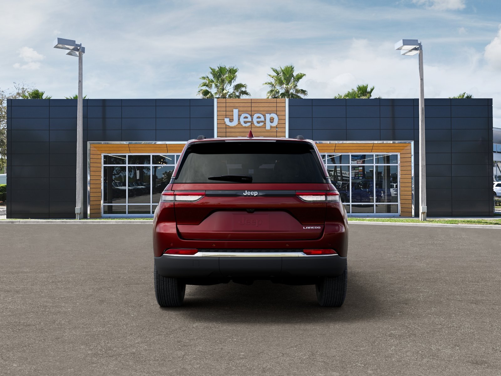New 2026 Velvet Red Pearl-Coat Exterior Paint Jeep Laredo image 7