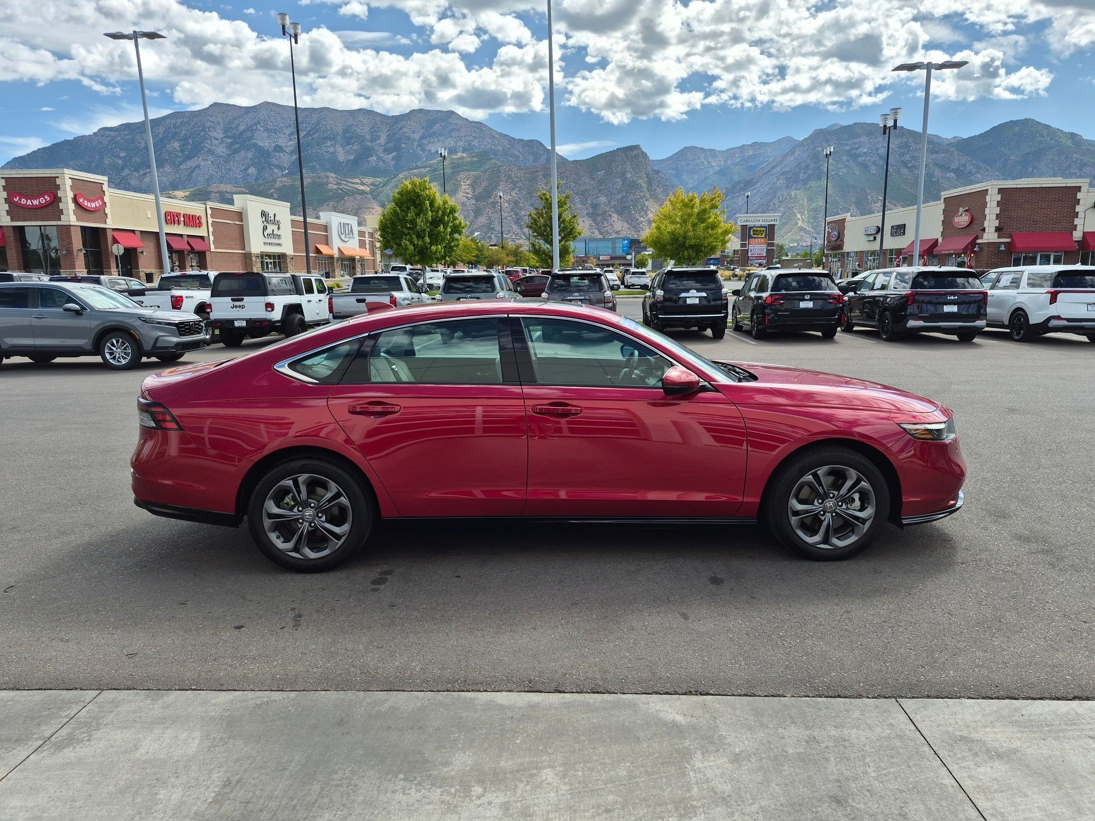 Certified Used 2024 Radiant Red Metallic Honda EX-L image 2