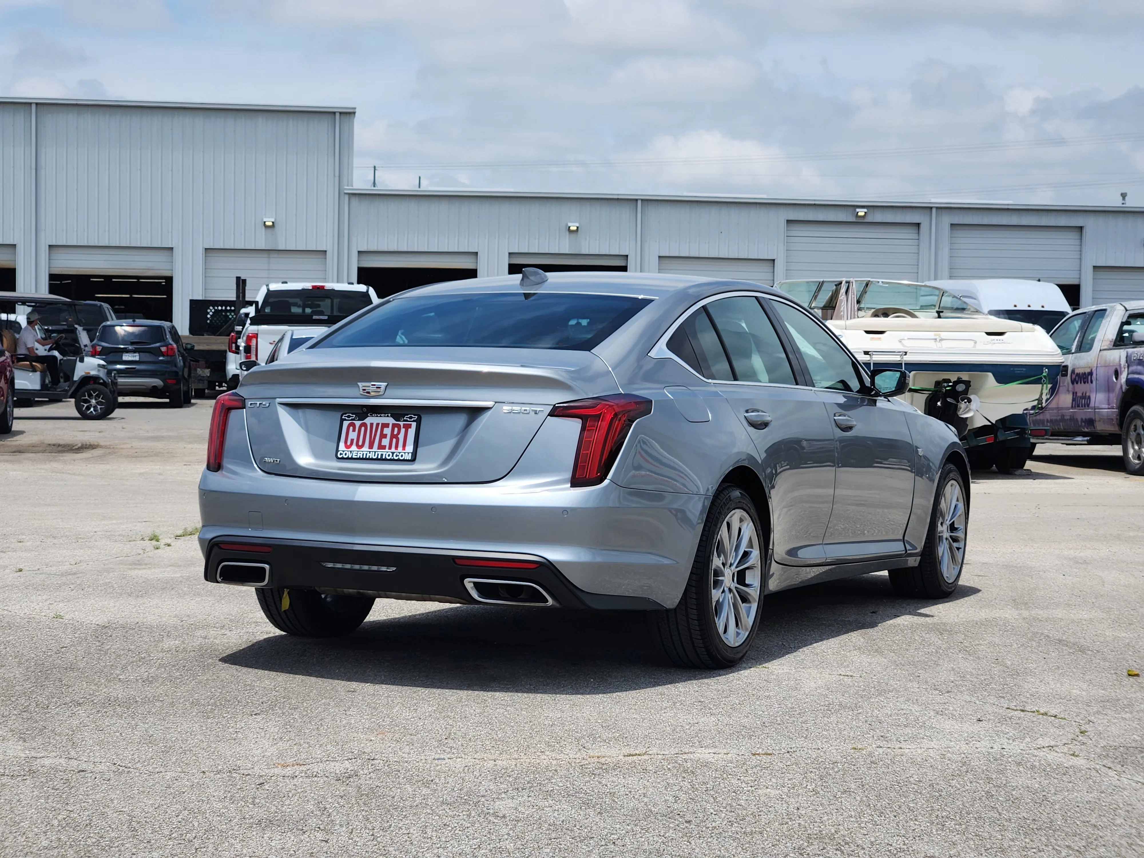Used 2024 Argent Silver Metallic Cadillac Premium Luxury image 7
