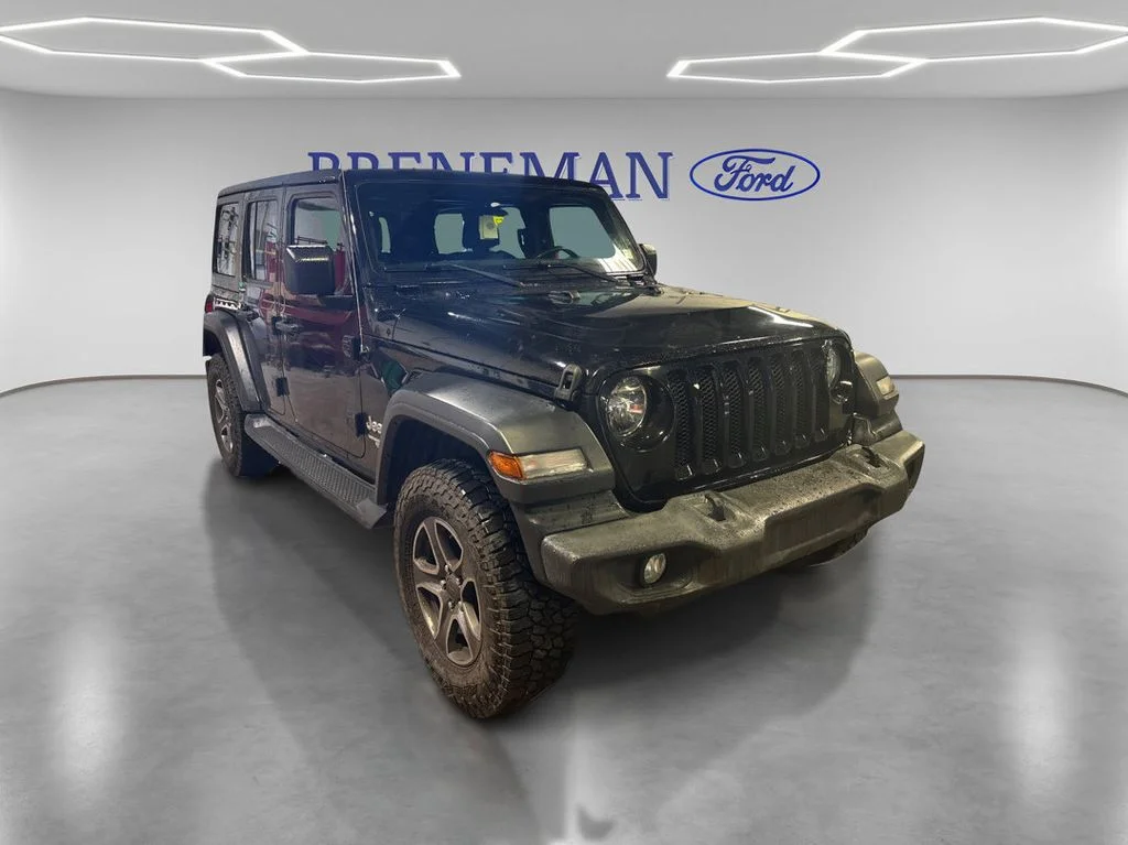Certified Used 2018 Black Clearcoat Jeep Unlimited Sport S image 3