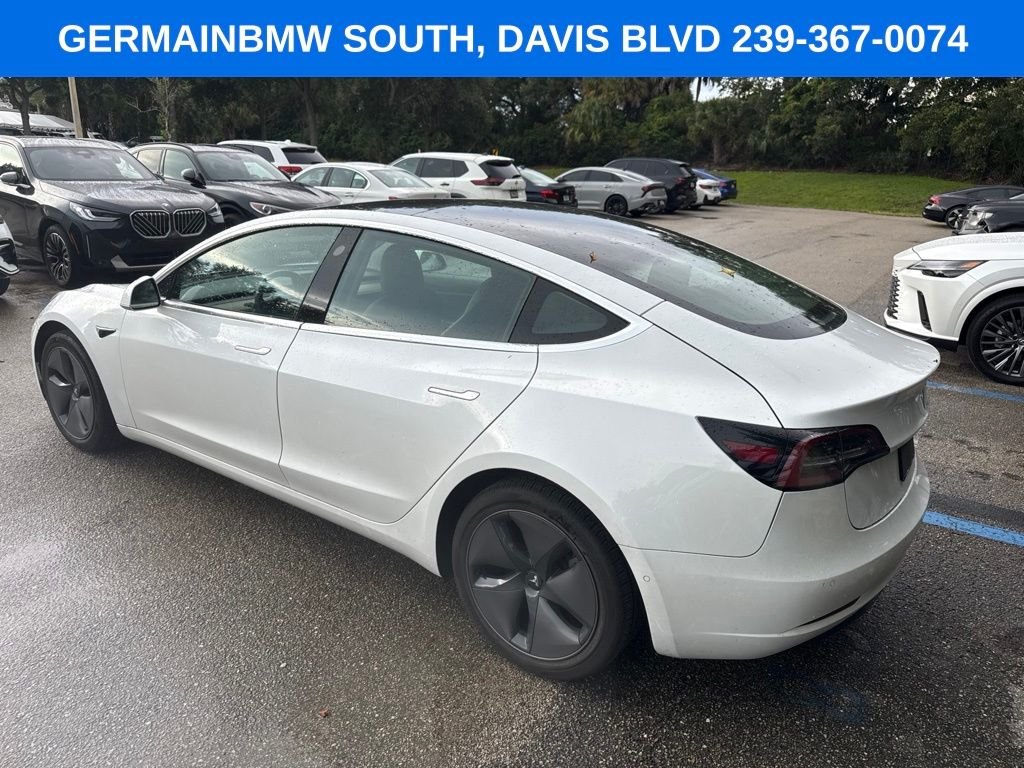 Used 2020 Pearl White Multi-Coat Tesla Standard image 3