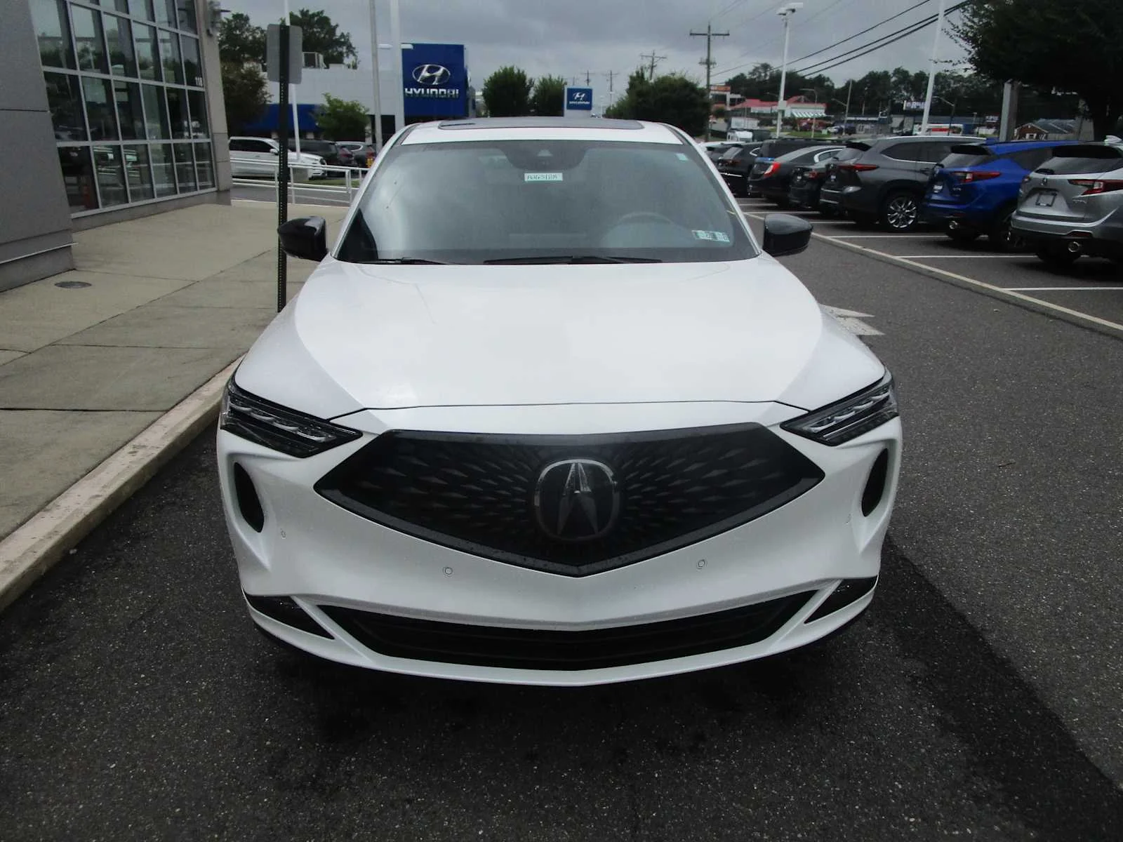 Certified Used 2023 Platinum White Pearl Acura w/A-Spec Package image 3