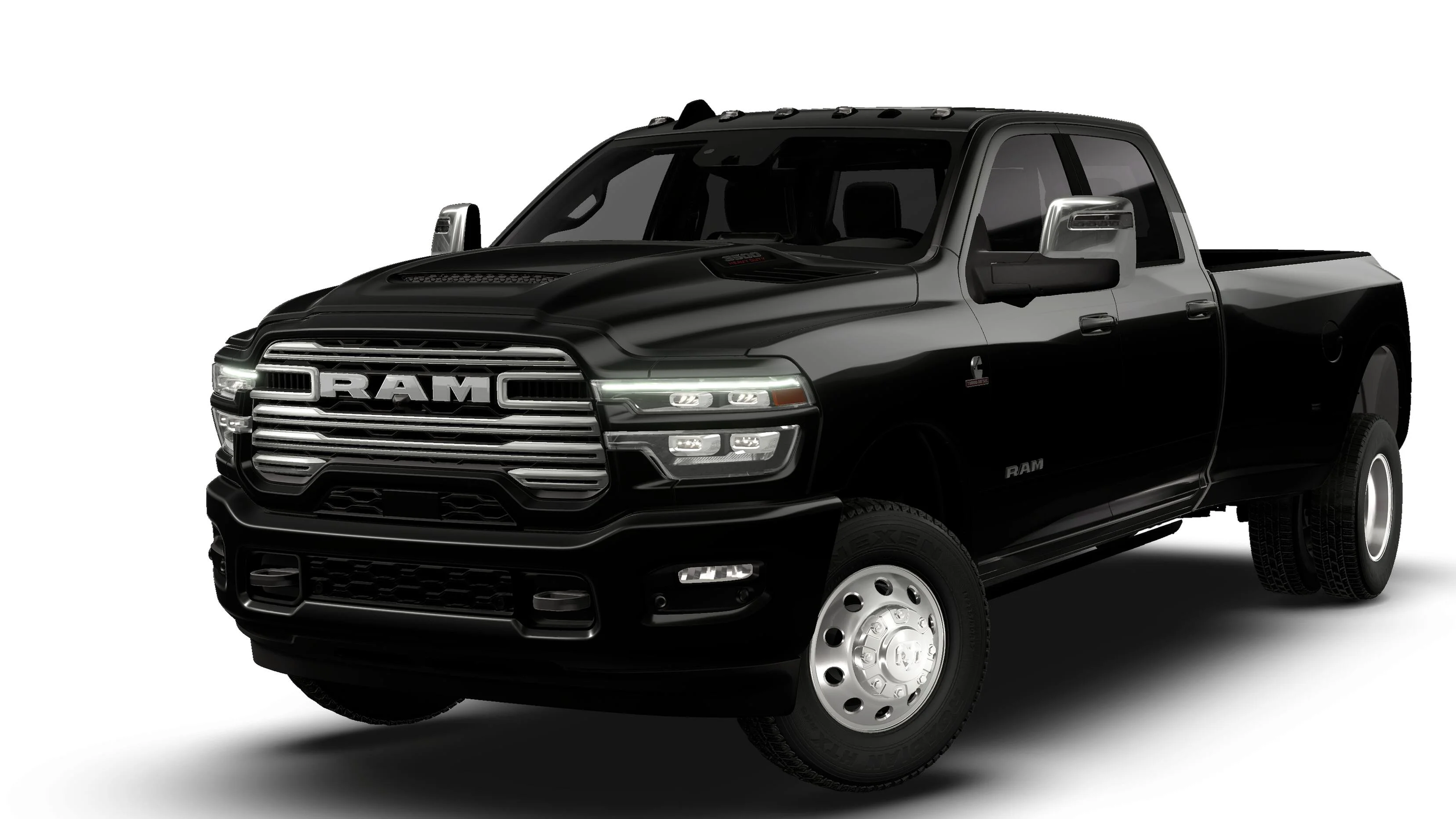 New 2026 Diamond Black Crystal Pearl-Coat Exterior Paint RAM LARAMIE image 13