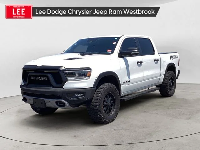 Used 2022 Bright White Clearcoat Ram Rebel image 1