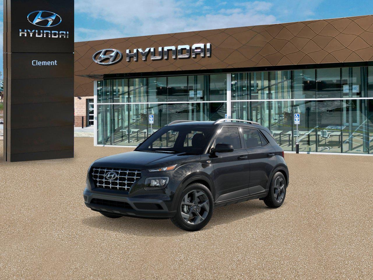 New 2026 Onyx Black Hyundai SEL image 1