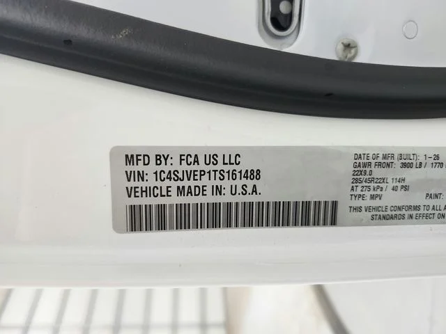 New 2026 Bright White Clear-Coat Exterior Paint Jeep Summit image 45
